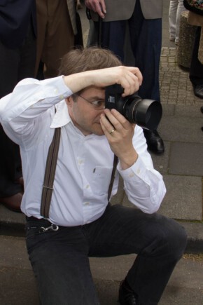 Während einer Hochzeitsreportage in Köln. Danke an Hedi Harmuth für das Foto. Während einer Hochzeitsreportage in Köln